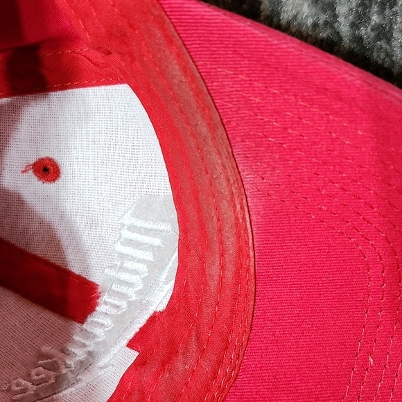 EMBROIDERED RED MILWAUKEE LOW-PROFILE BASEBALL CAP HAT - Picture 9 of 13